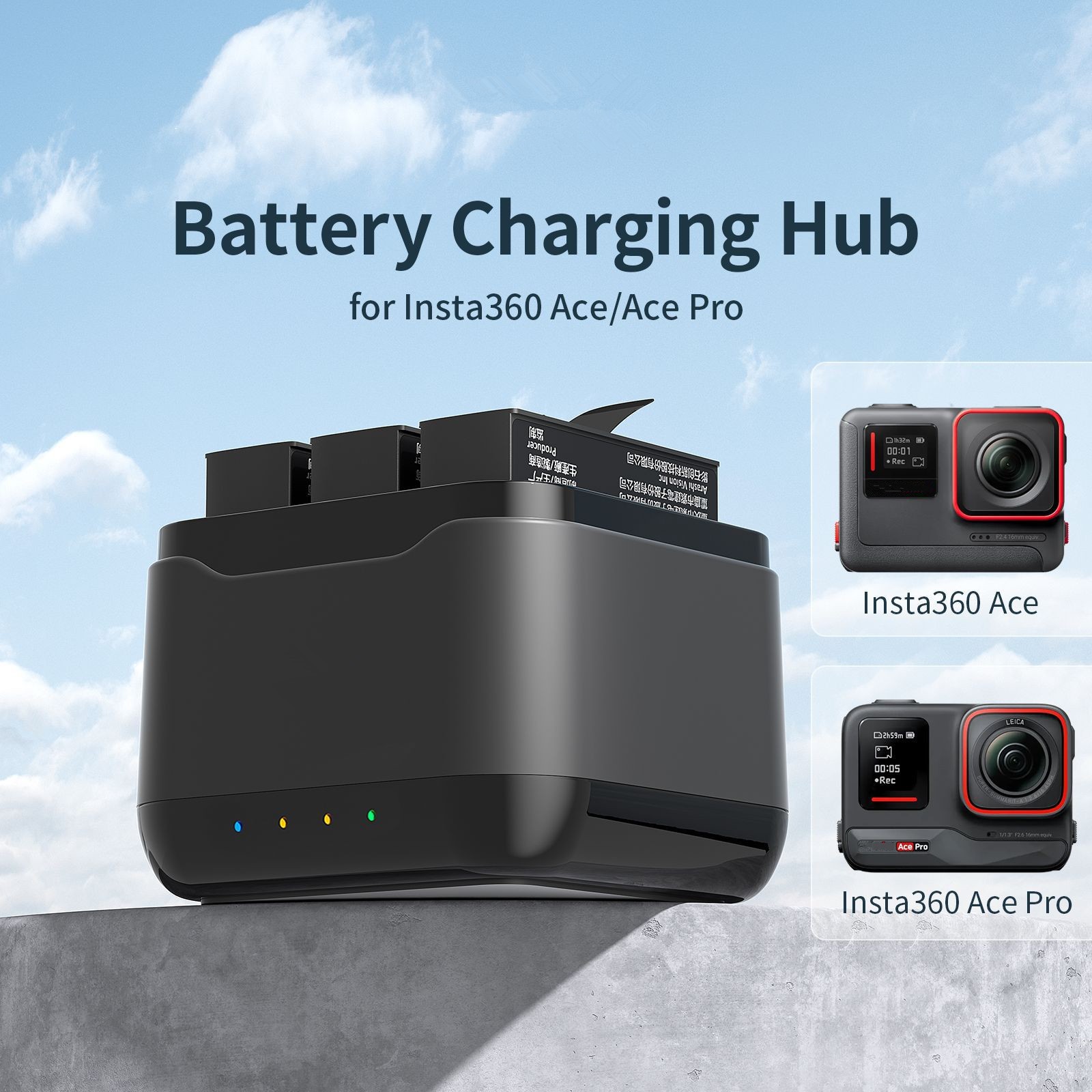 Fast Charging Box Camera Charging Accessories For Insta360 Ace Pro / Ace