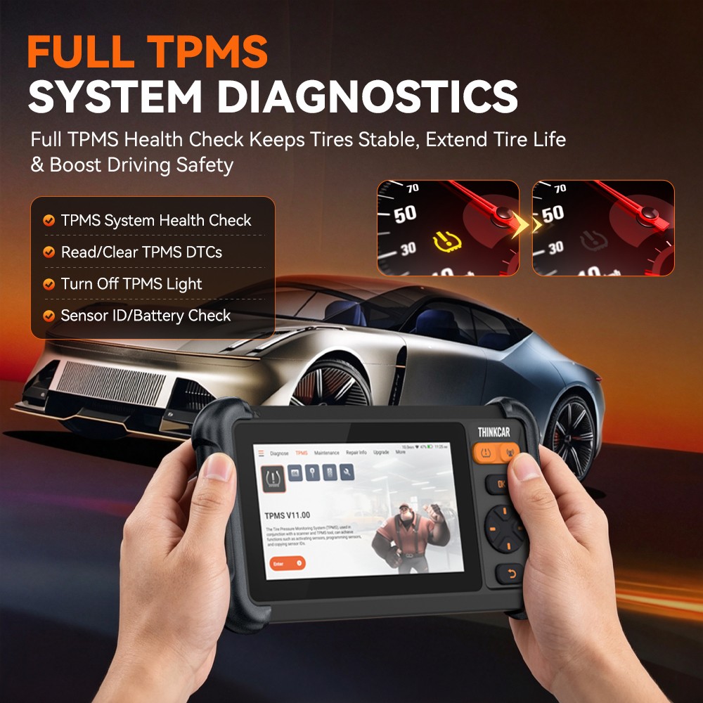 Thinkcar VT679 TPMS System Diagnostics Full System 28 Resets 3yr Free Updates