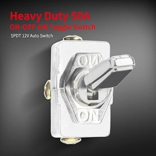 ON-Off-ON 3 Position Toggle Switch 50 Amp 12V Heavy Duty 3 Way Toggle Switch SPD