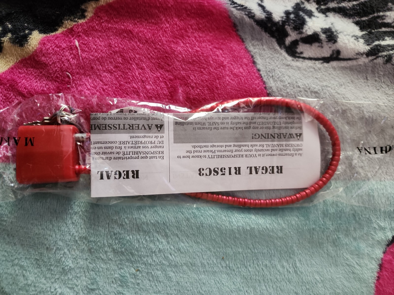 Regal  Firearm Safety Cable Lock w/ 2 Keys