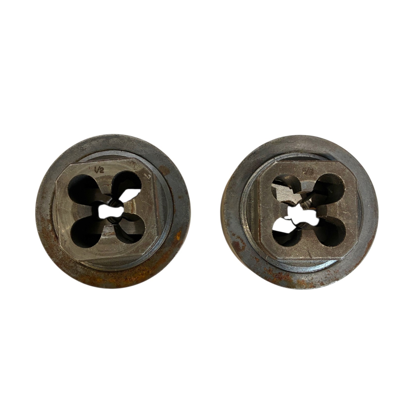 Little Giant Quick-Set Threading Dies 1/2-13 NC 5/8-11 NC USA, 2 Pieces
