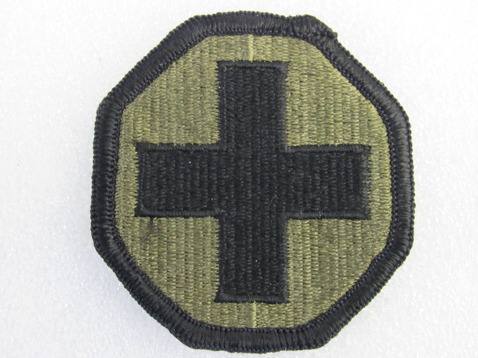 US Army Medical Command Korea Subdued Sew On Uniform Shoulder Patch Vintage