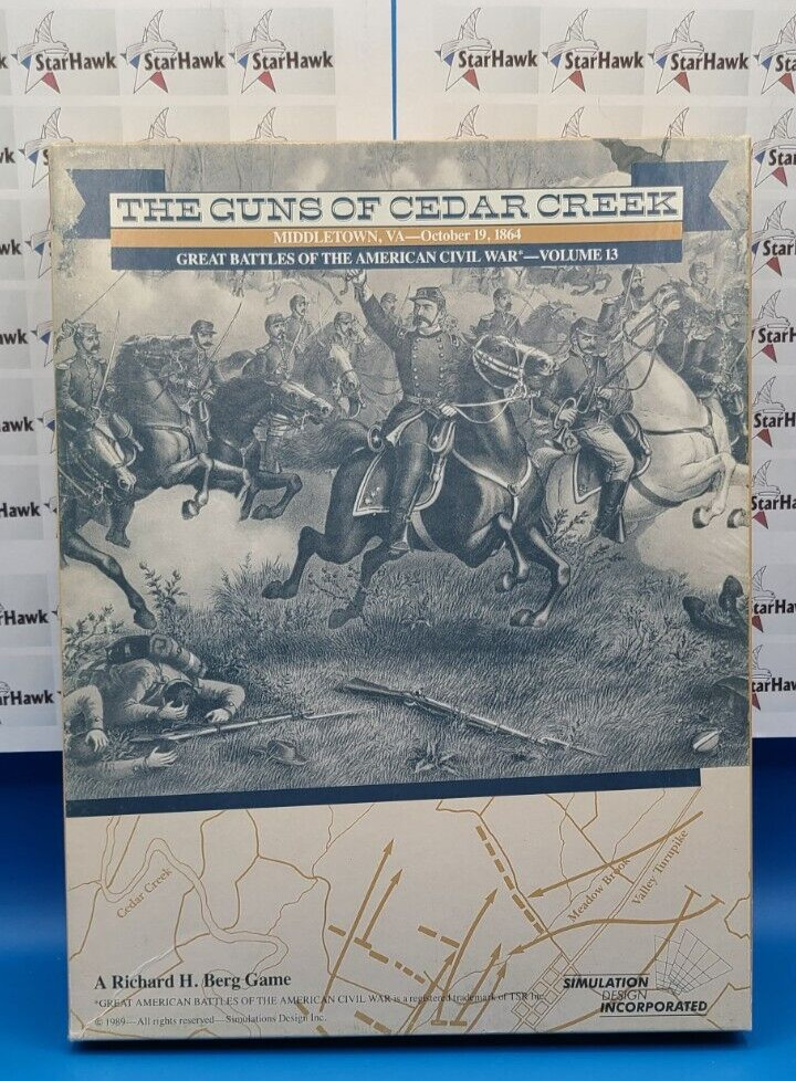 VTG Box Ex Cond. Simulation Design The Guns of Cedar Creek Unpunched!!!!