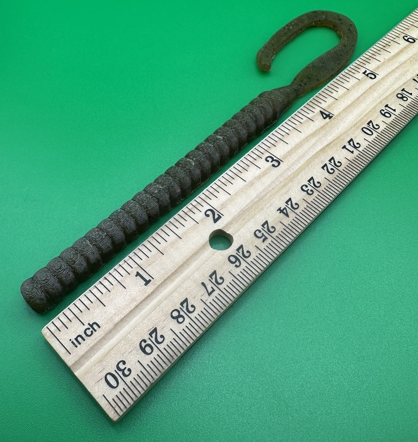 Custom Soft Plastic Fishing Lure Worm Mold 5.8" "Wiggly Worm"