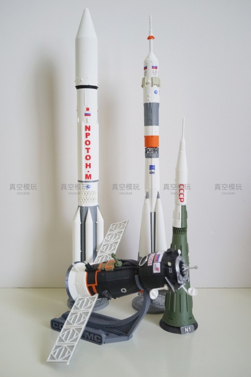 Russian Soyuz Carry Rocket Model Finished 3D Painted Model Toy 1:200/144 Scale