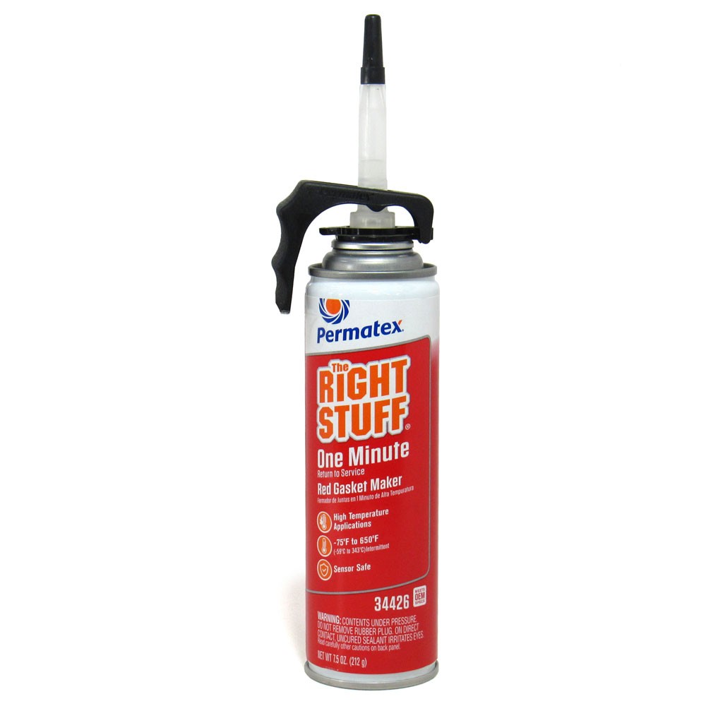 Permatex Gasket Making Compound 34426; Right Stuff Red 1 Minute 7.5oz Power Bead