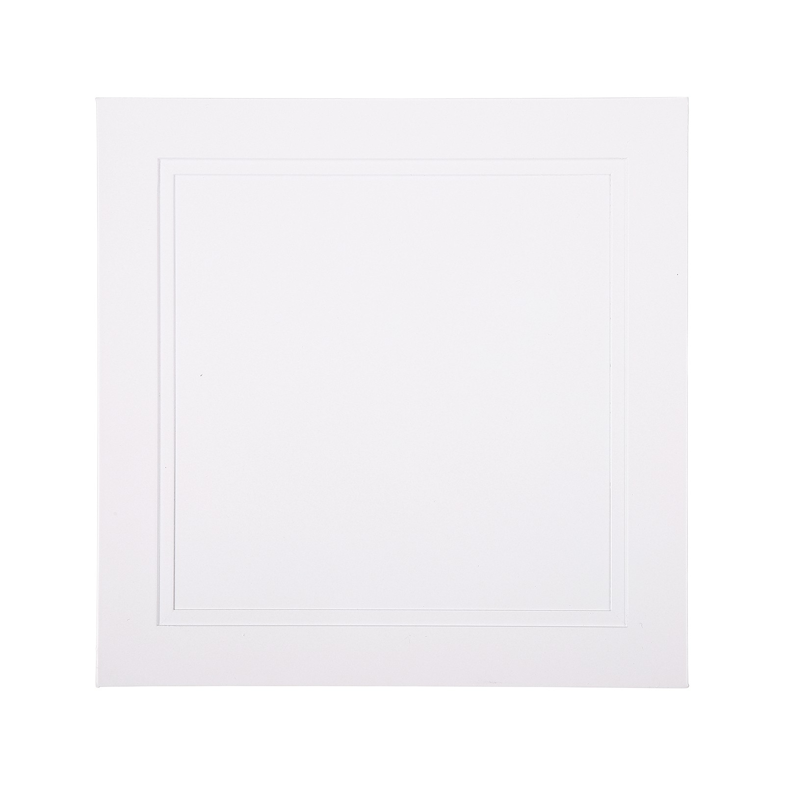 Access Panel (6" x 6") Plumbing Access Door Clip-on Installation, White