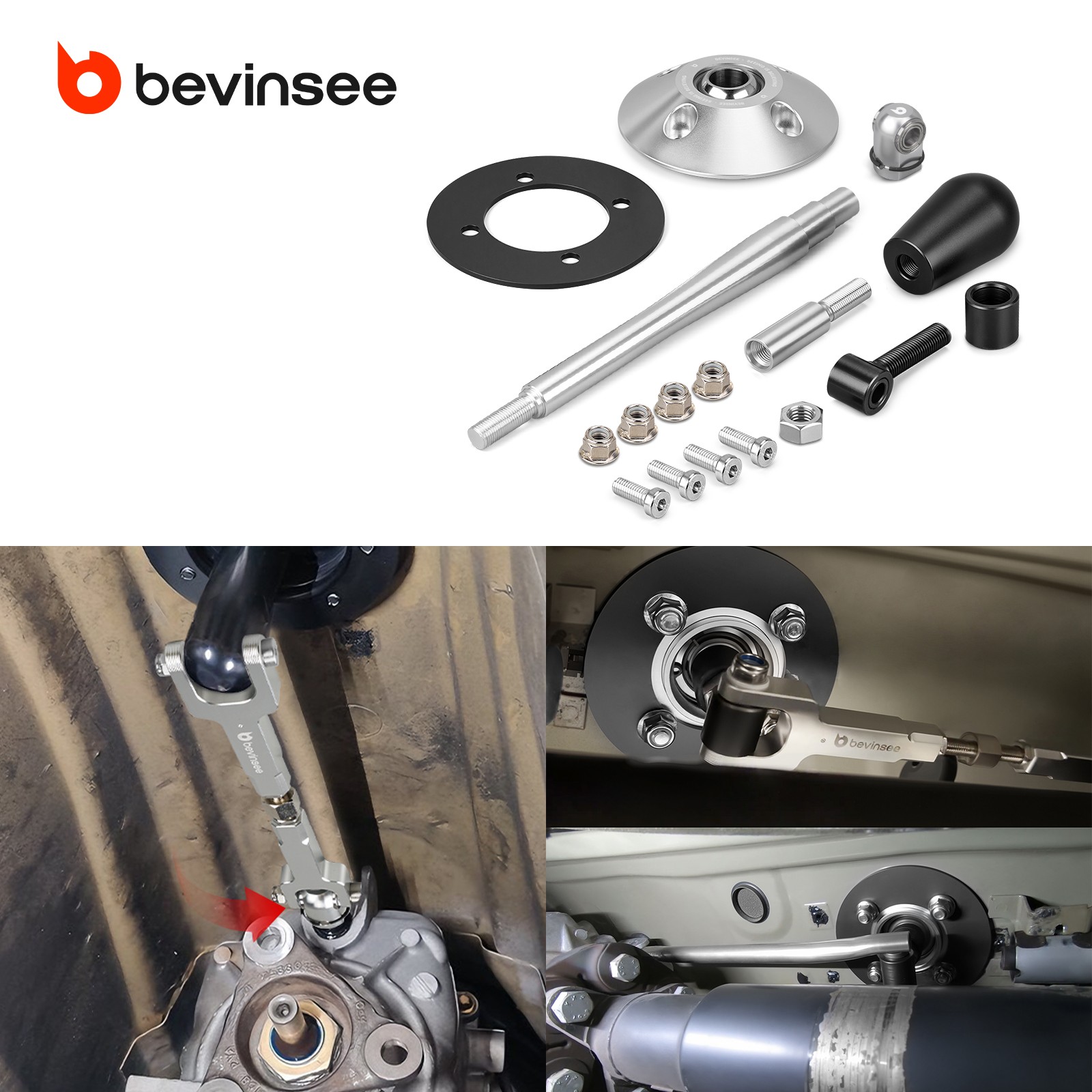 Quick Shift Short Shifter & Selector Rod Joint Upgrade For BMW E36 E46 E39 Z3