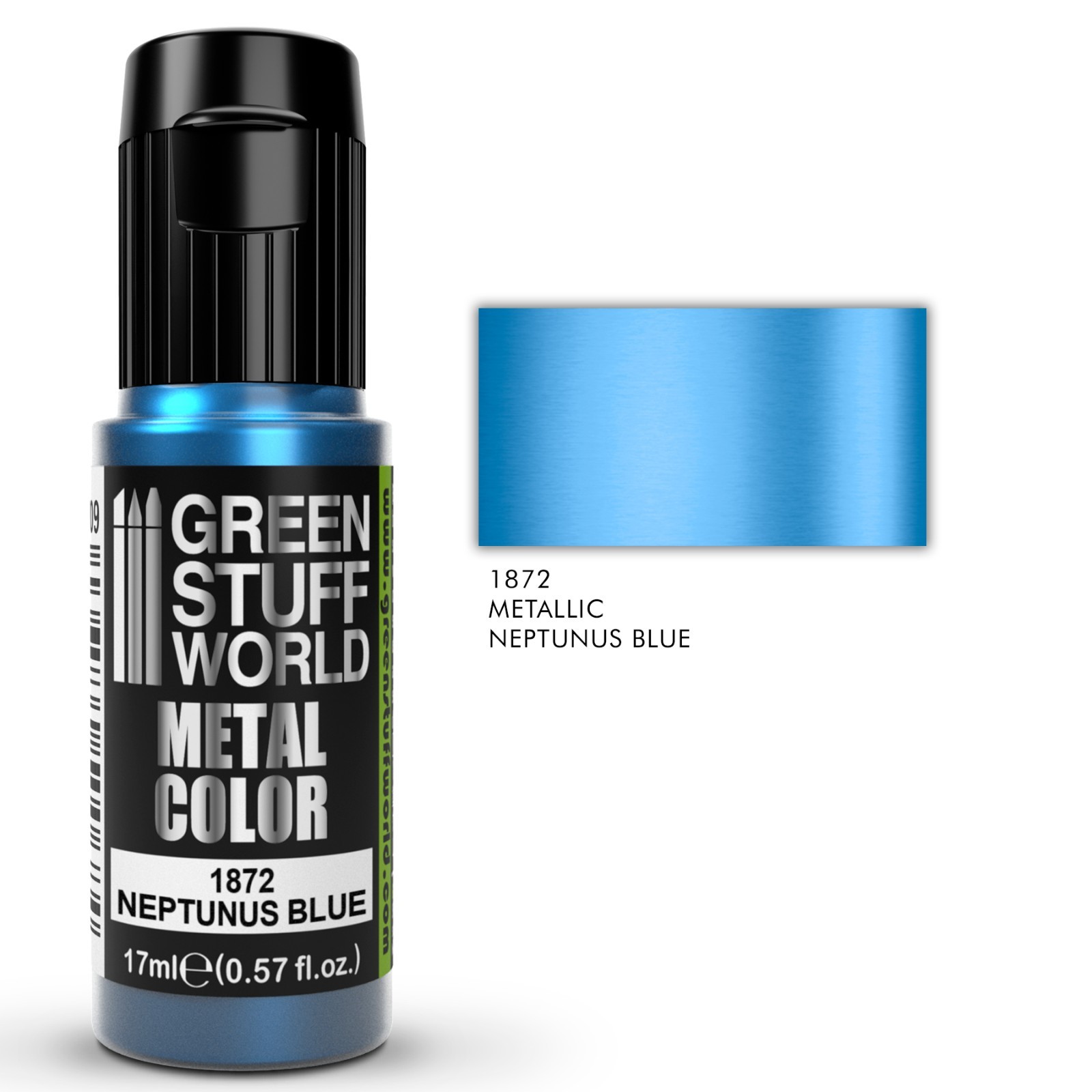 Metallic Paint NEPTUNUS BLUE 17ml - acrylic brush airbrush modelling hobby