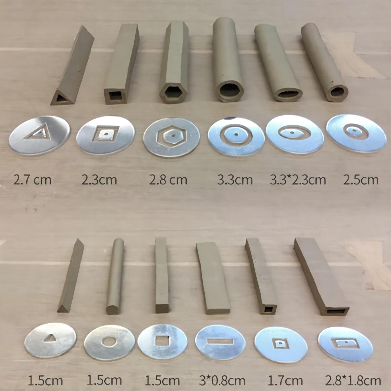 Clay Extruder, Clay Tool is Assigned 13 Different Discs, Hand-Held Clay Extru...