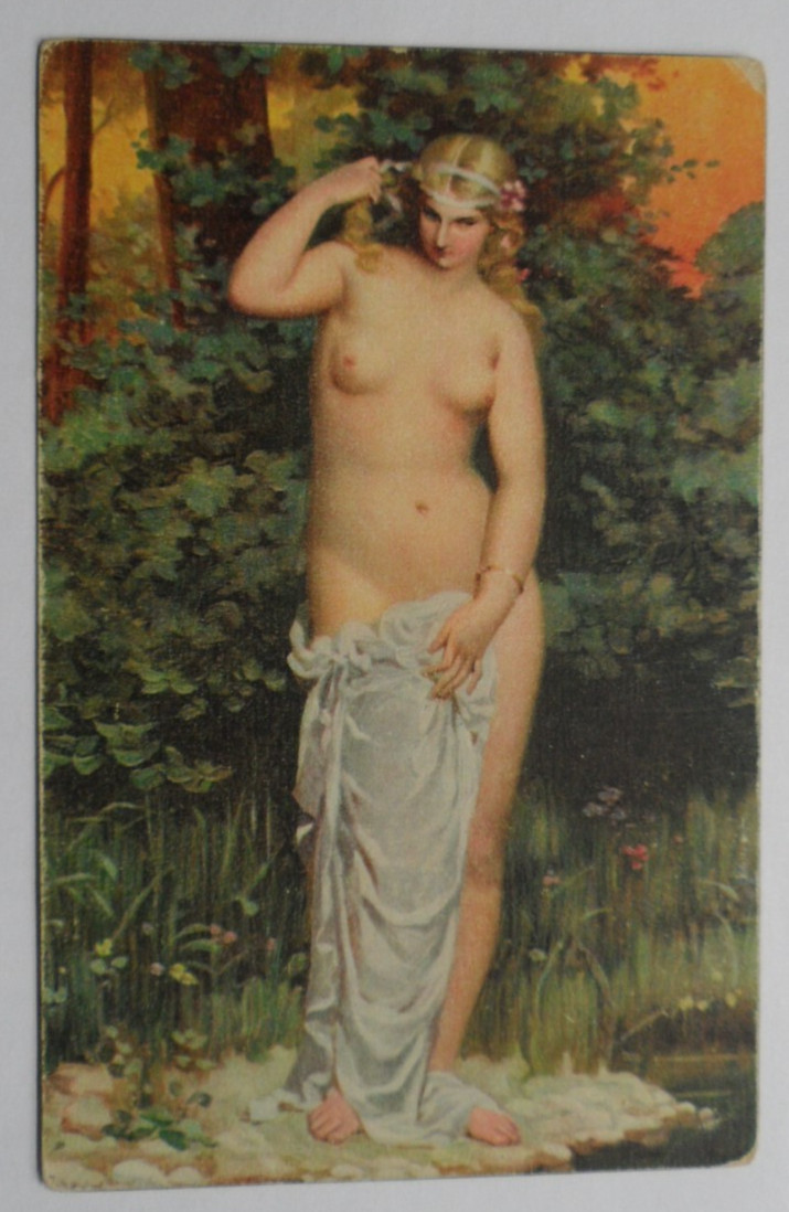 STAMPMART : GERMANY DRESDEN ART PAINTINGS UNUSED POSTCARD BY CHARLES G. GLEYRE