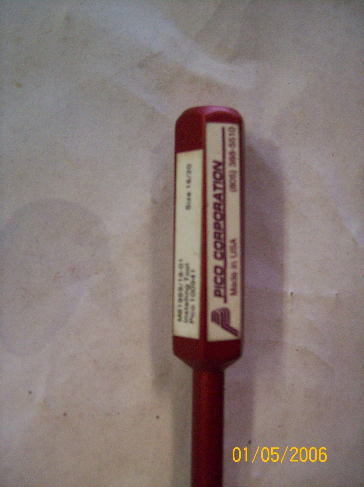 PICO 100941 Installing Tools (M81969/18-01) 16/20" USA #1751