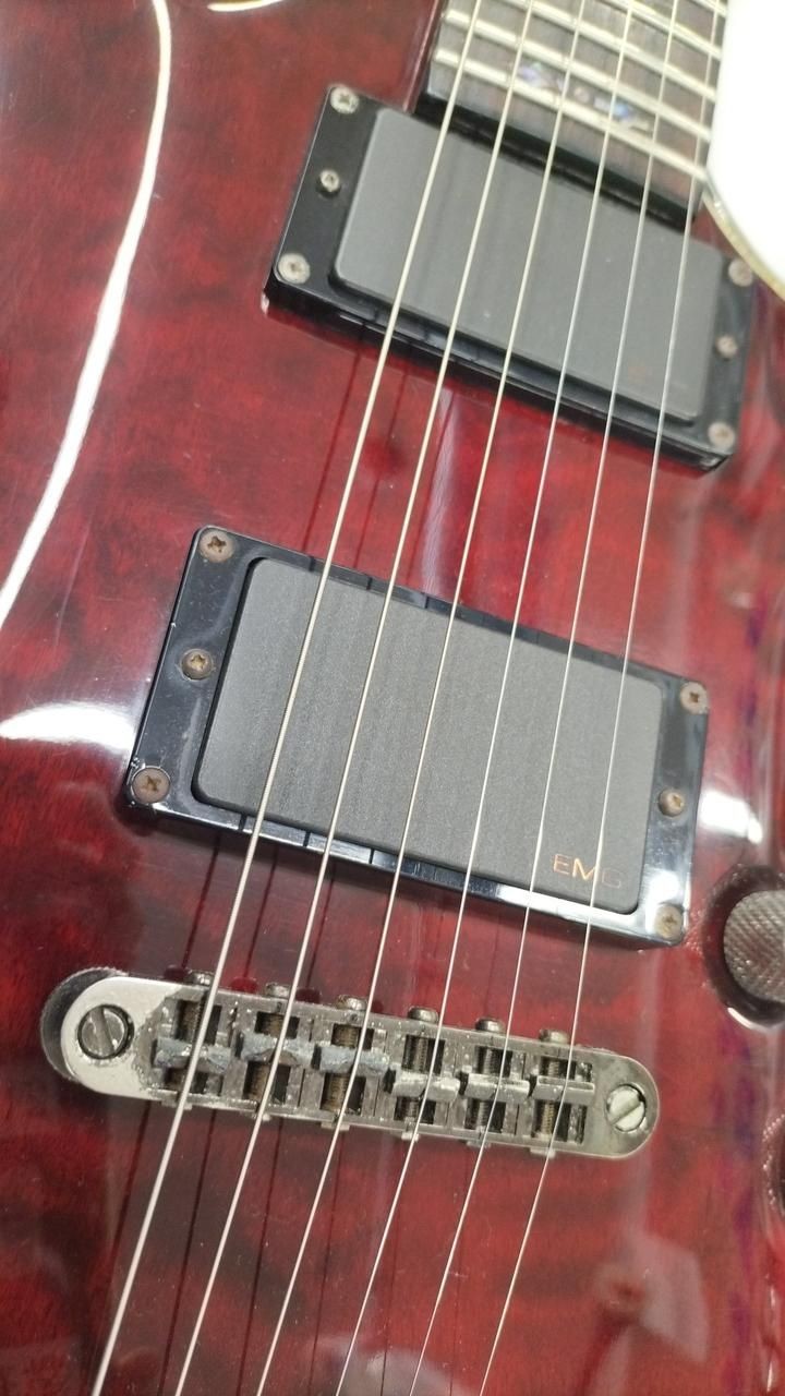 SCHECTER Electric Guitar Ad-C-1-HR Used