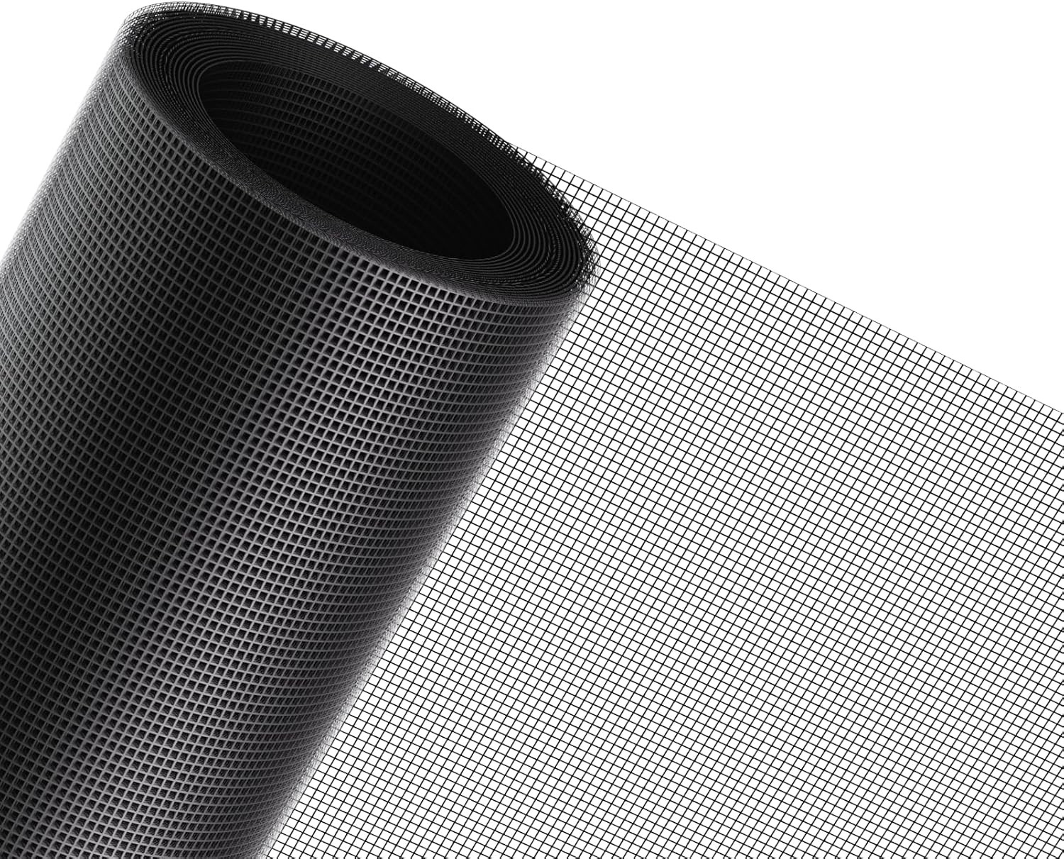 Window Screen Replacement Mesh 48"W X 99"L - DIY Adjustable Polyester Pet Proof