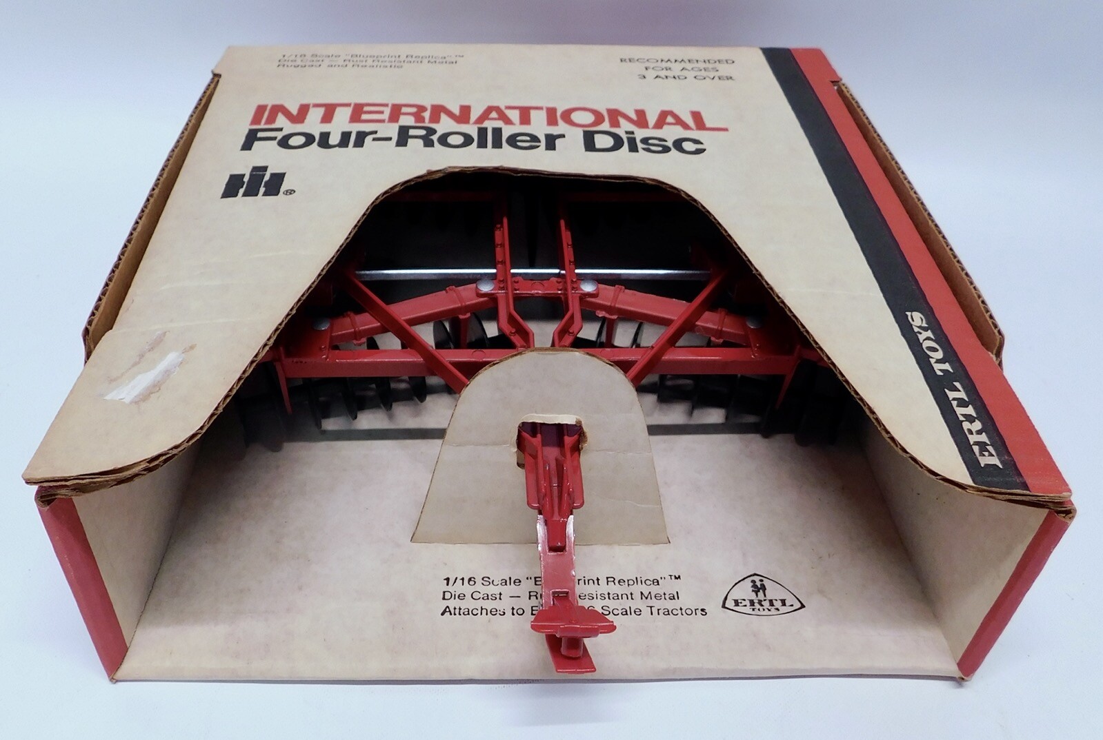 RDV68 Ertl Toys: International Four-Roller Disc, In Original Box, Stock #494