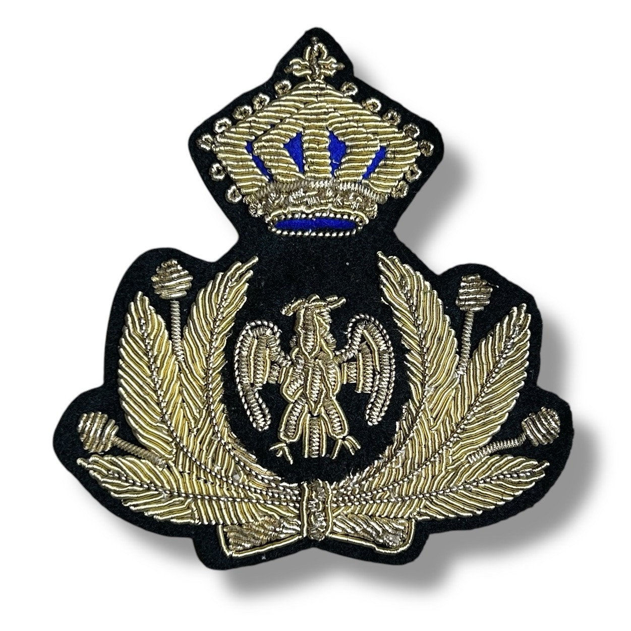 WWII Italian Navy Officer Uniform Cap Hat Insignia Badge