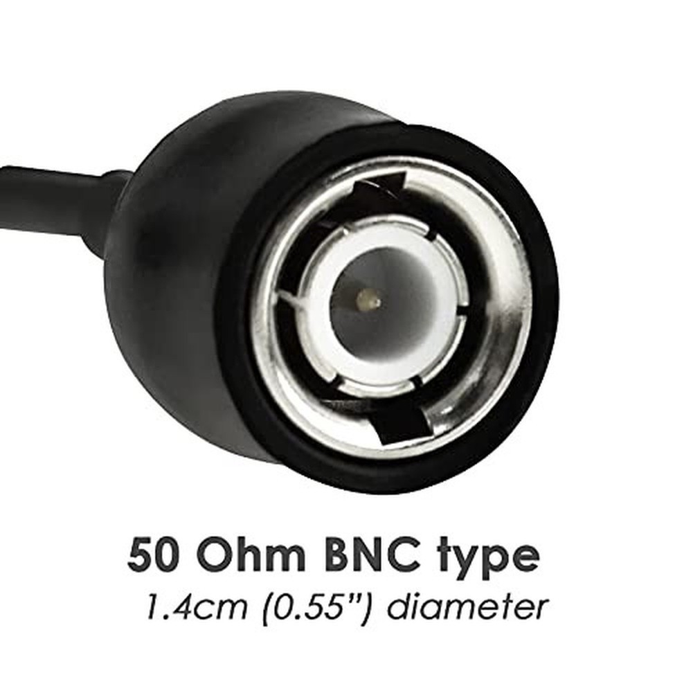 pH Sensor Replacement for PH Meters Featuring Glass Electrode and BNC Port