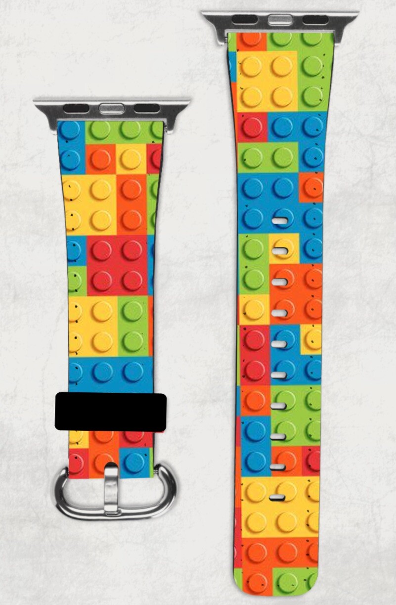 Lego Blocks Colorful Toys Apple Watch Band NEW 38/40/41 & 42/44/45 Legos