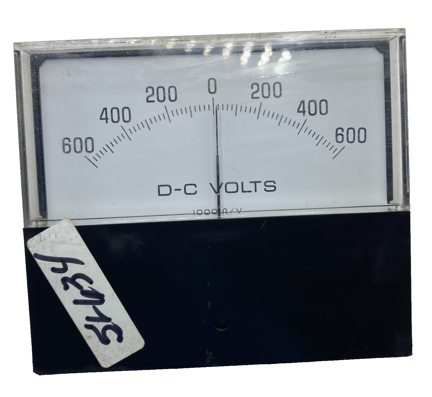 GENERAL ELECTRIC GE 251321SJSJ7JAM DC VOLTS PANEL METER 600-0-600V 🎯
