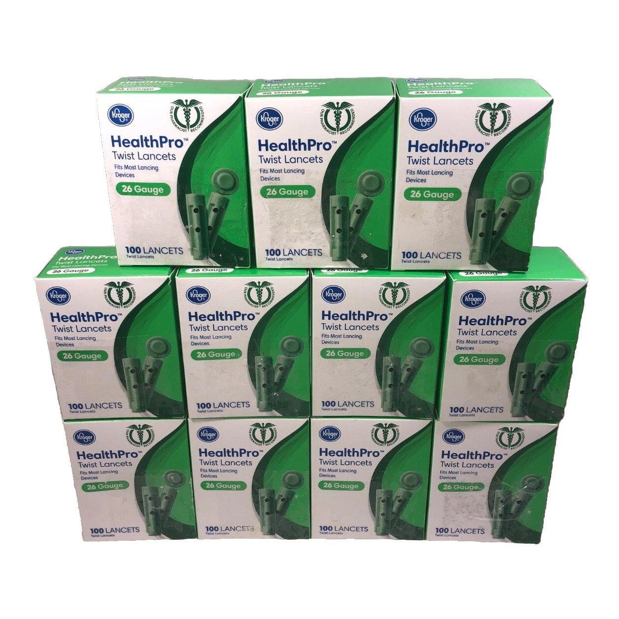 HealthPro Universal Twist Top 28 Gauge 1,100 Lancets 11 Boxes of 100~ SHIPS FREE