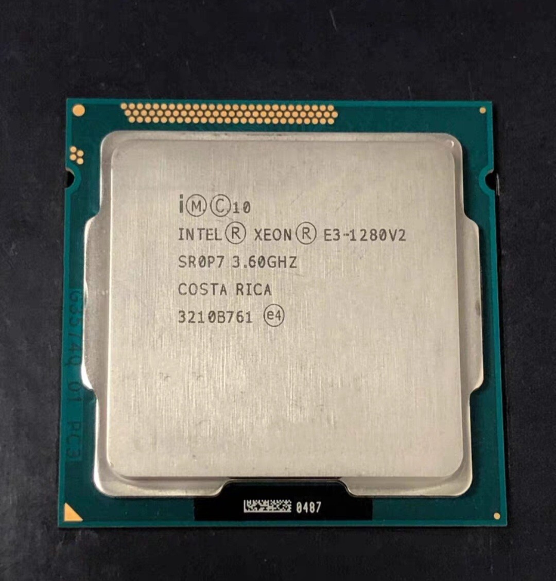 Intel Xeon E3-1280 V2 LGA-1155 CPU Processor 1280V2 SR0P7 3.60GHz Quad-Core 69W