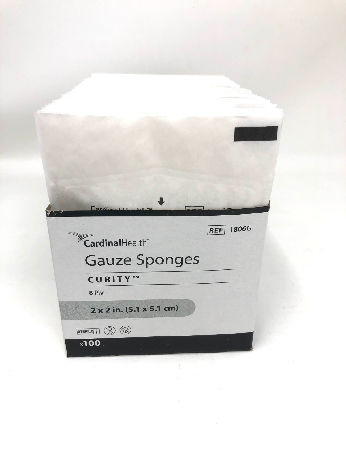 Case of 3000 Curity™ 2" X 2" Gauze Sponges 1806G EXP 2029