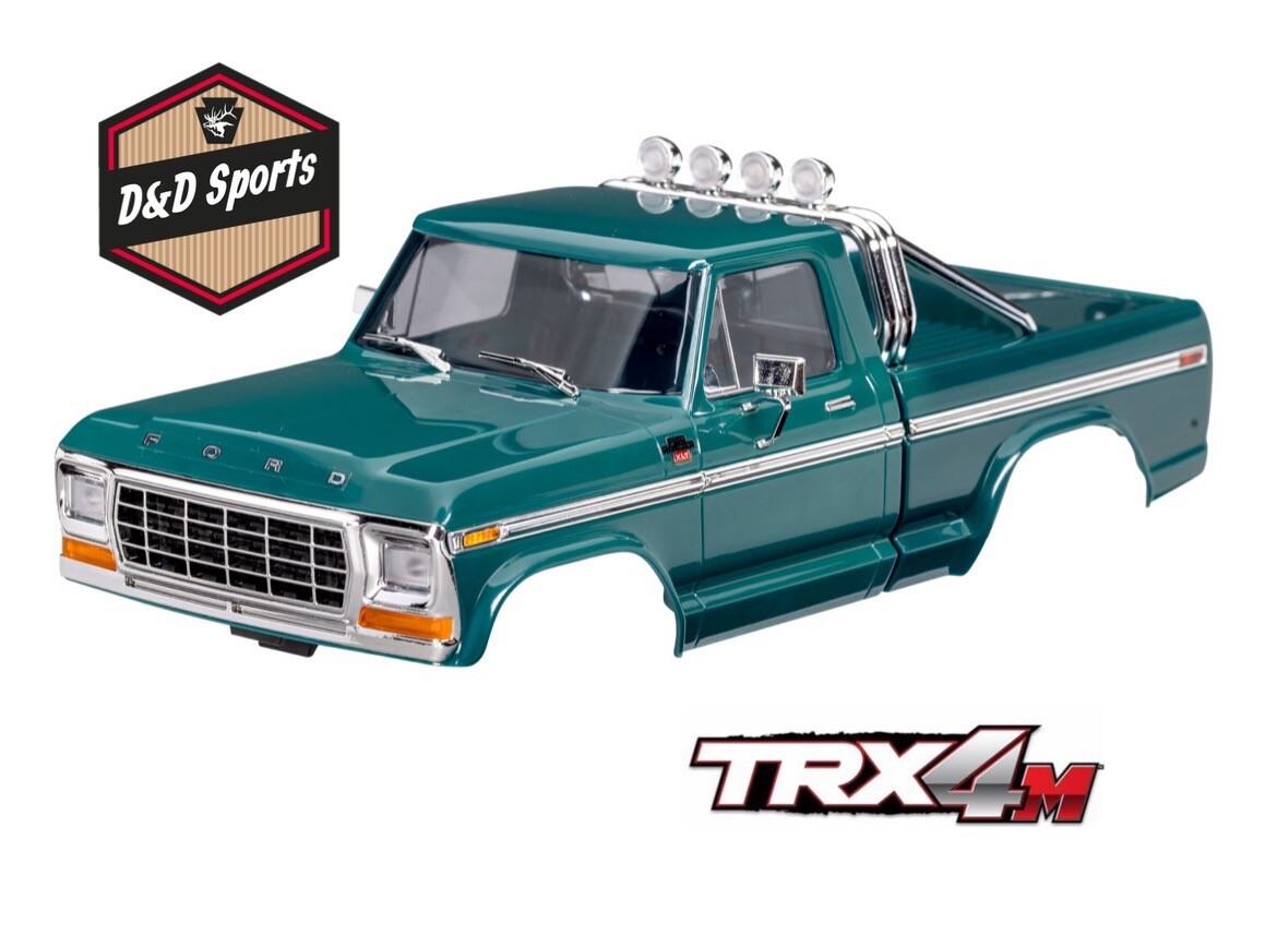 Traxxas 9812-GRN - Body, Ford F-150 Truck (1979), complete, Green  TRX-4M