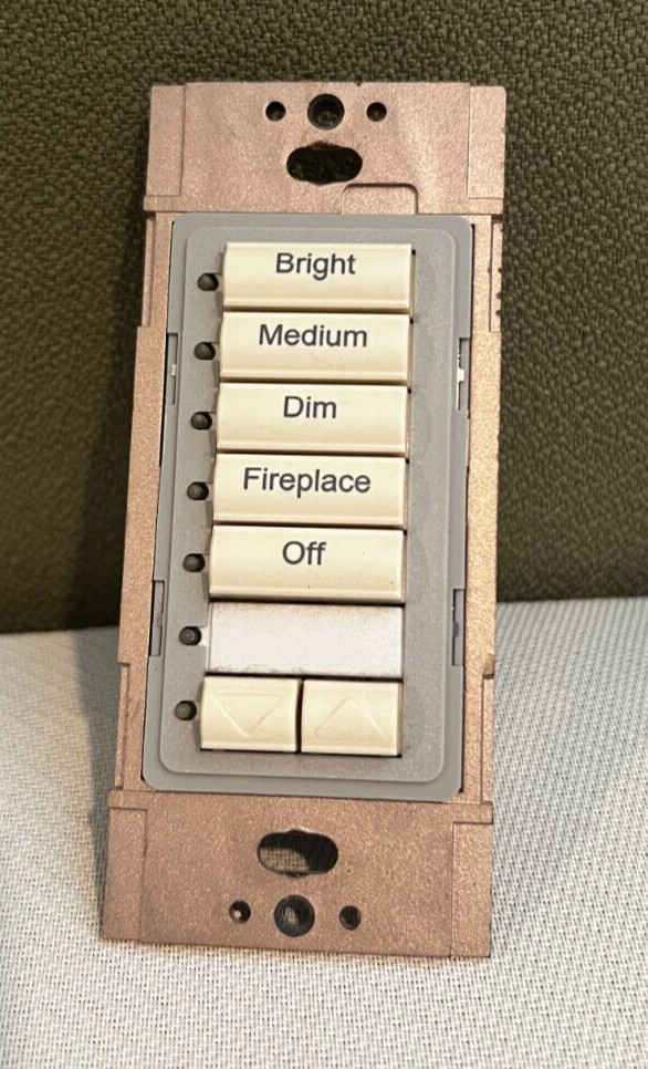 Lutron HomeWorks ST-NB-NONE Wired Keypad - 7 Button Config
