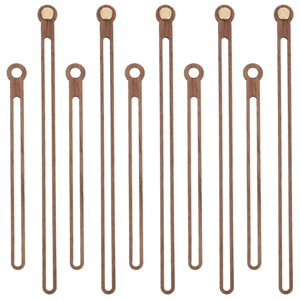 5 Sets Solid Wood Pointer Clock Repair Hands Mechanism Replacement