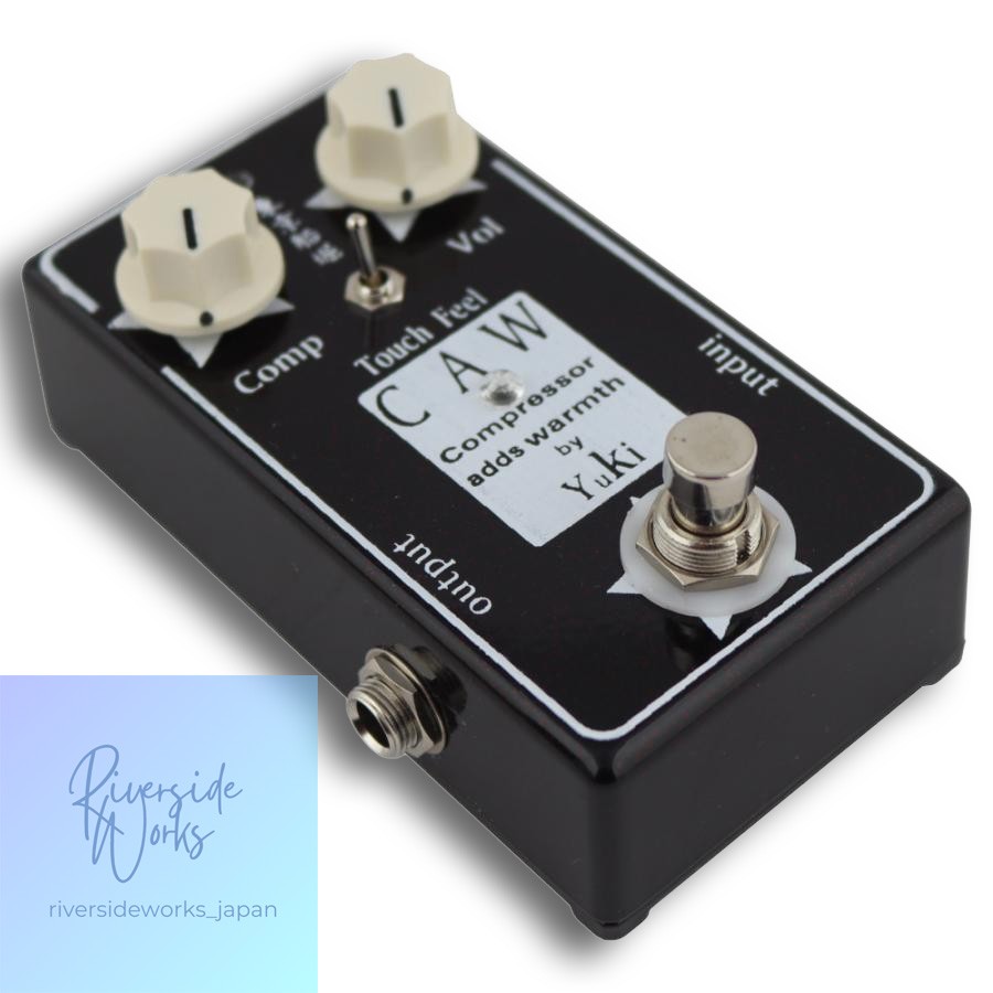 Yuki Caw BLK Compressor Guitar Effect Pedal Adds Warmth Used