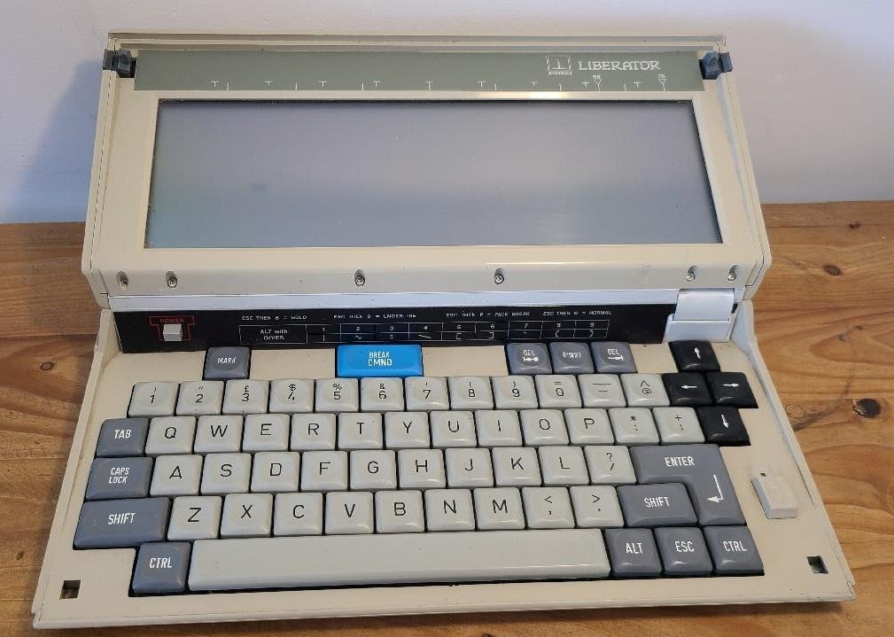 1985 The Liberator First Laptop Computer by Thorn EMI in Original Case