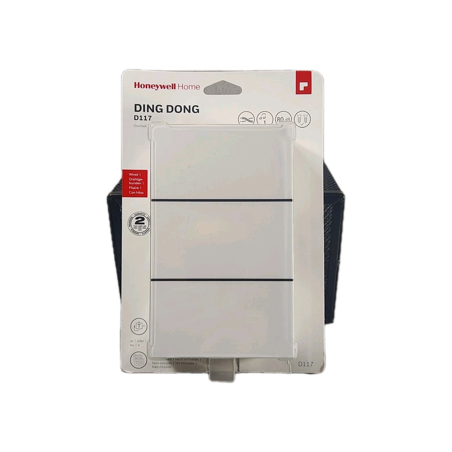 Honeywell Home Ding Dong Classic Wired Doorbell White D117 New Sealed