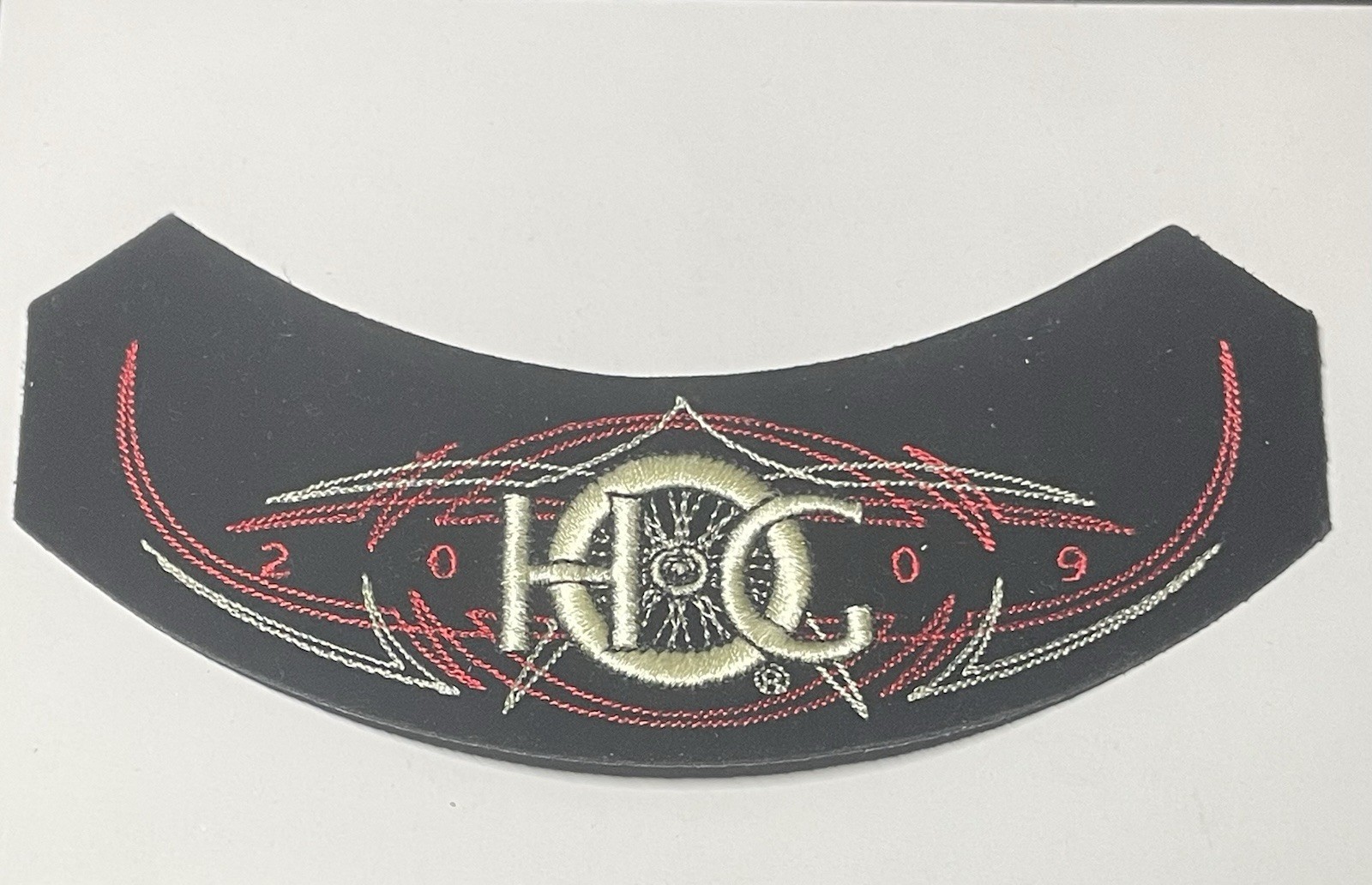 2009 HOG Harley Owners Group Embroidered Patch Black Red K59
