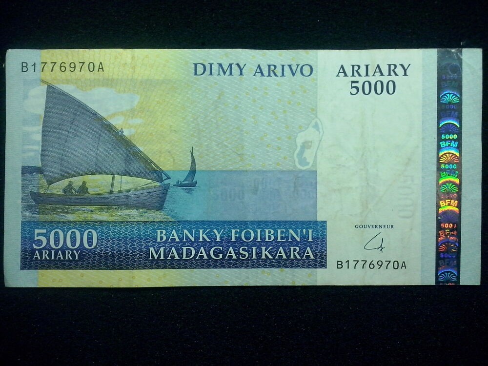 Madagascar   5000 ariary