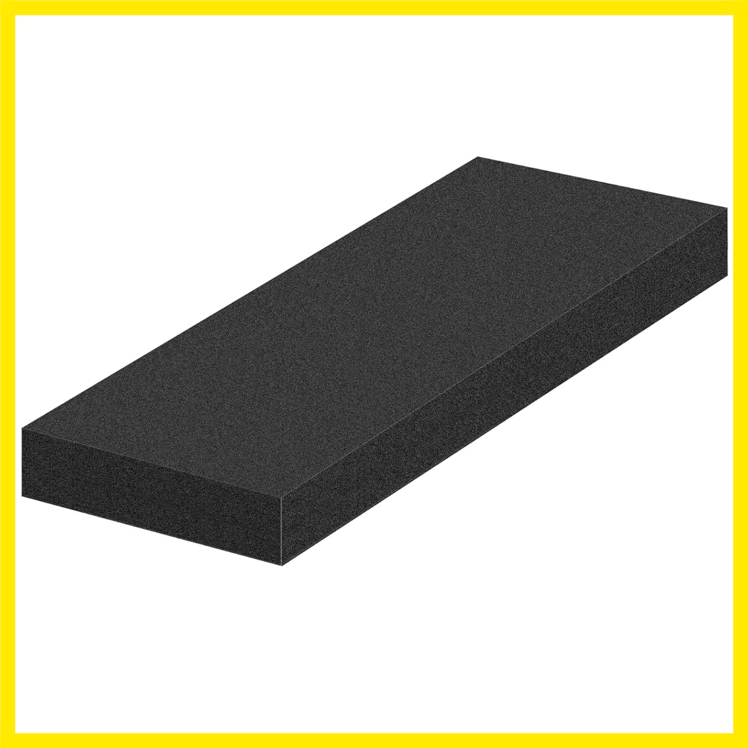 Polyurethane Foam Sheets 54" L x 16" W x 2" T Packing Foam Inserts Cuttable C...