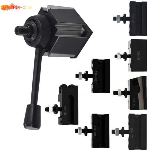 Wedge Tool Post Set AXA 250-111 For Lathe 6 - 12" Plus 2 Extra Tool Holder