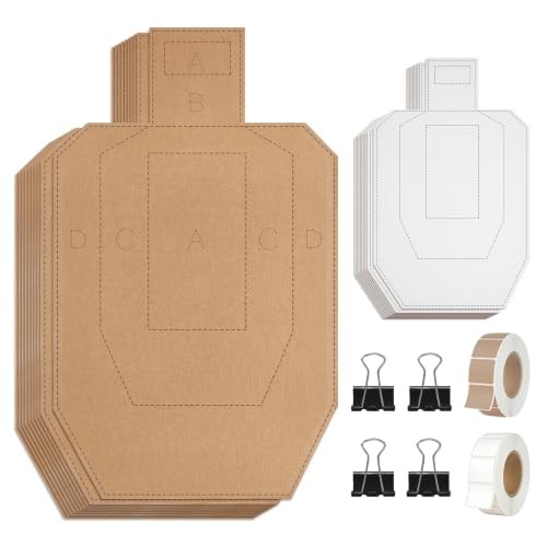 30PCS Thicken Cardboard Shooting Targets with 2000Pcs Target Pasters-30 * 18