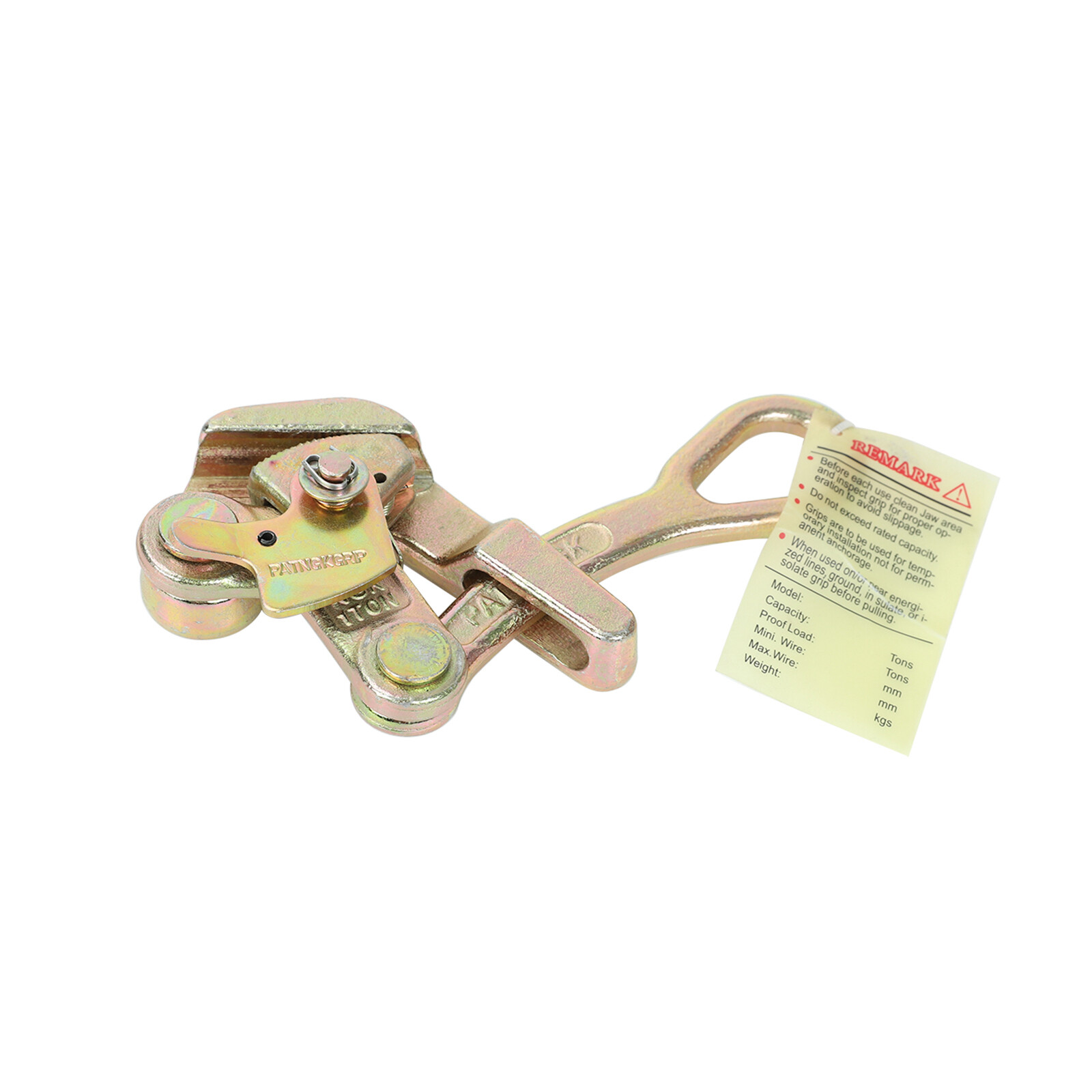 2204 Lbs 1 Ton Cable Wire Rope Haven Grip Pulling Puller Alloy steel Cable Grip