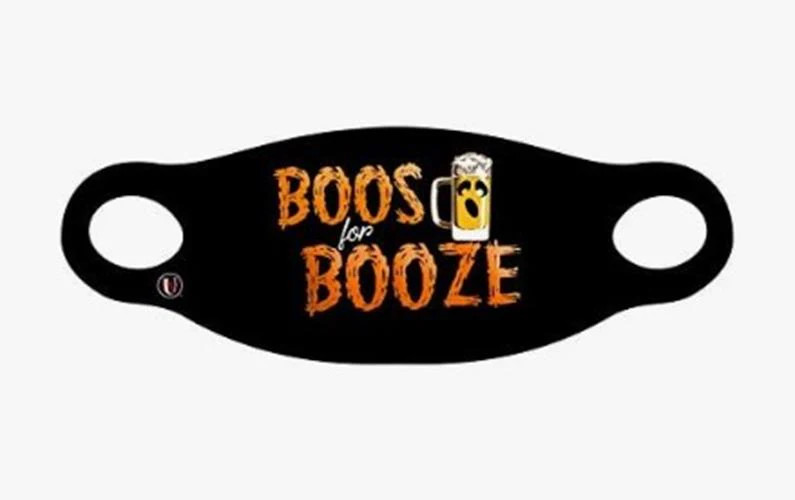 Boos for Booze Mask - Reusable Face Cover - 1/8th" Foam - Adult