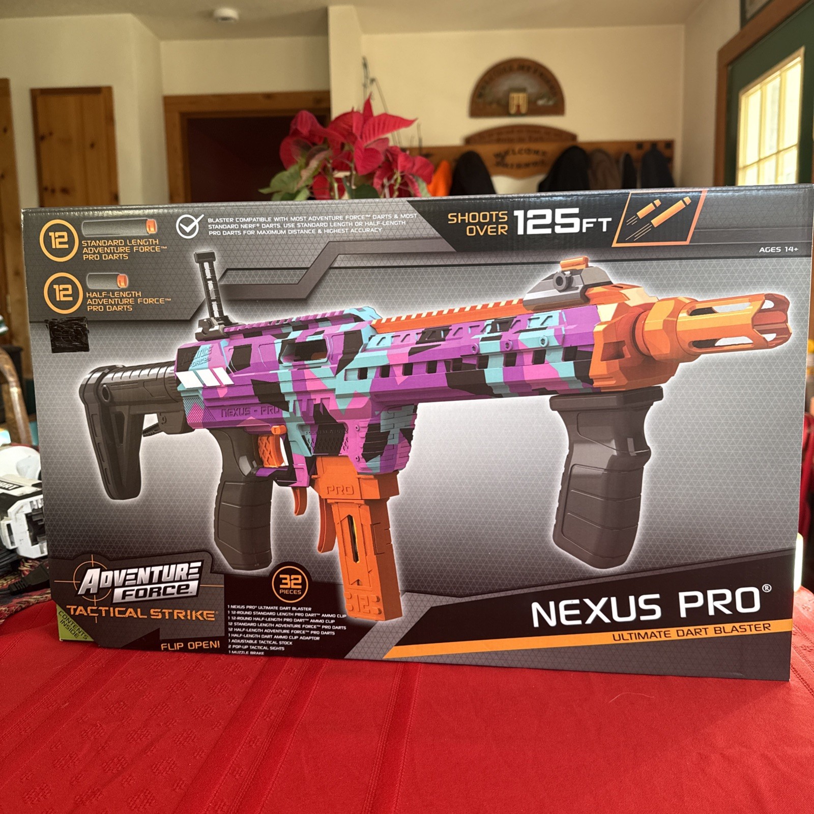 Adventure Force Tactical Strike Nexus Pro Ultimate Dart Blaster HTF Purple/ Blue