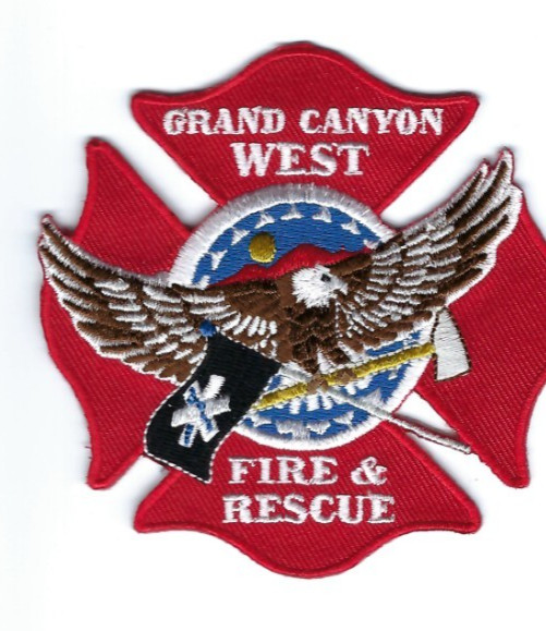 Grand Canyon West (Mohave County) AZ Arizona Fire & Rescue Dept. patch - NEW!