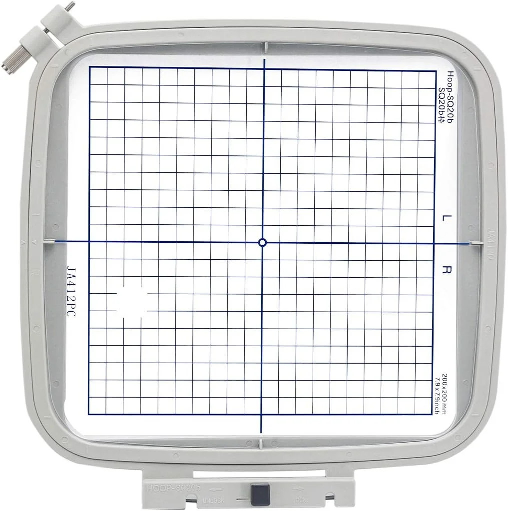 Sew Tech SQ20B Embroidery Hoop for Janome Memory Craft 500E 400E 550E 450E Elna