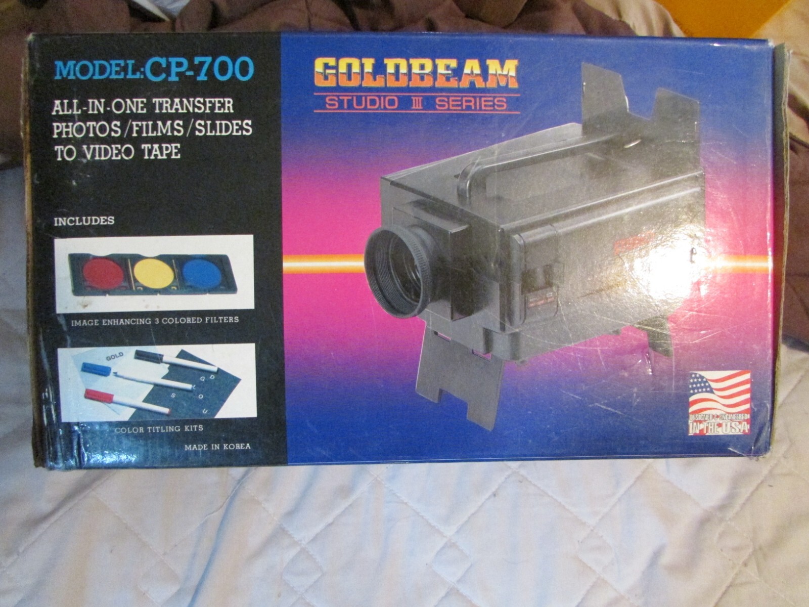 Studio Goldbeam CP-700 All-In-One Transfer Photos/Films/Slides-To-Video Tape