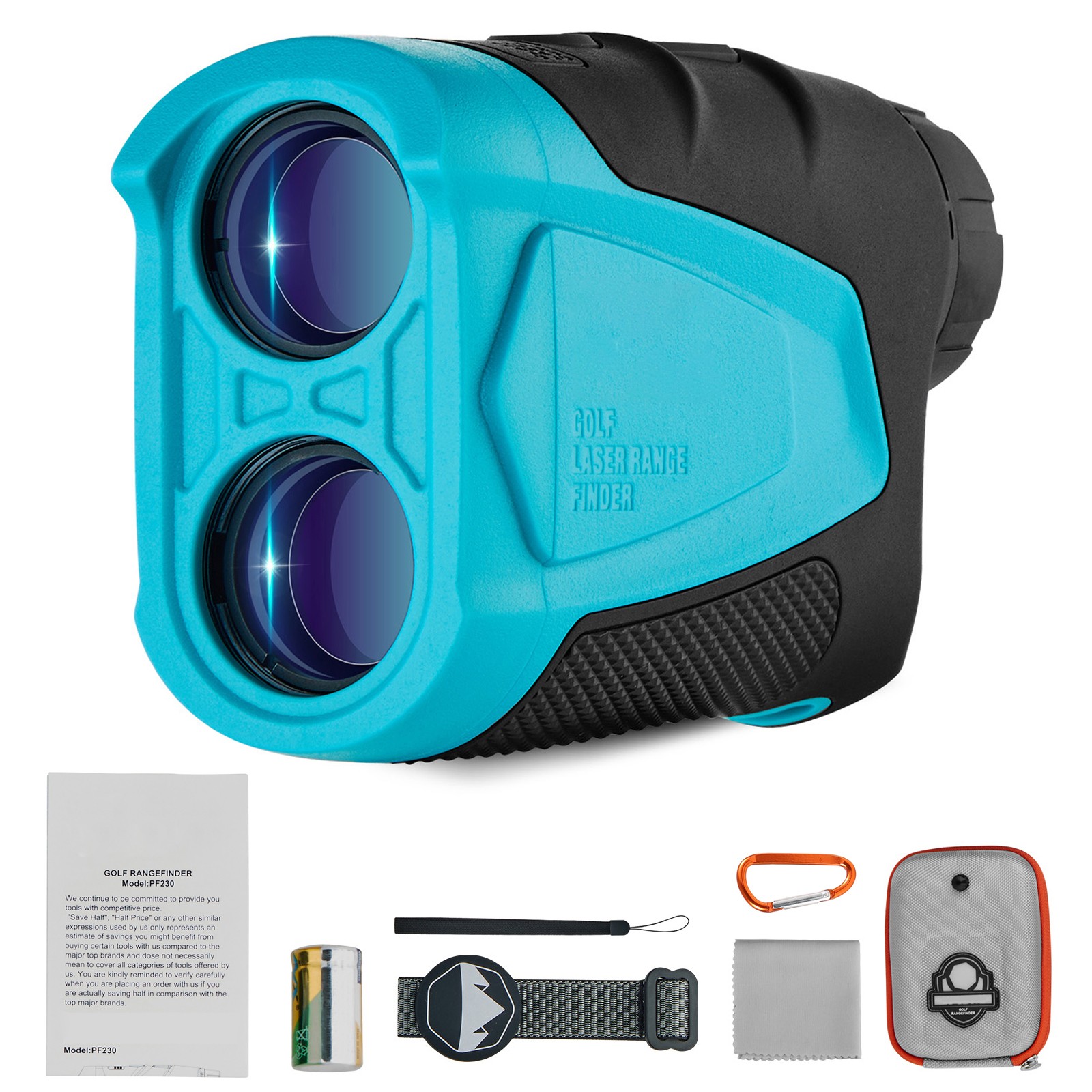 Uimoso 900 Yards Laser Golf Rangefinder Distance Measuring Slope Switch Magnet