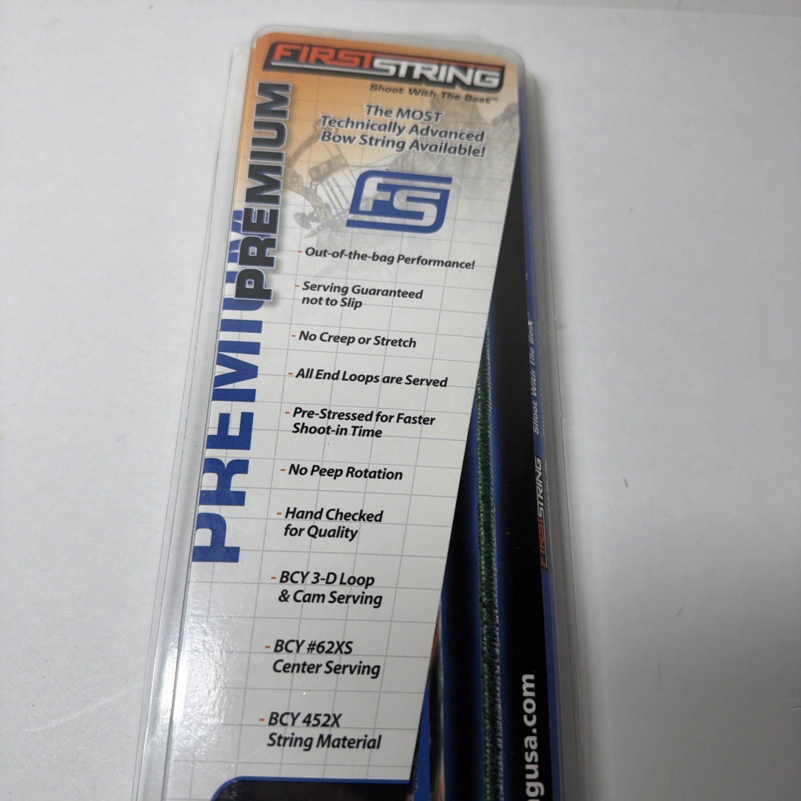 First String Premium Control Cable 40" Cable Only Bow String NEW SEALED!