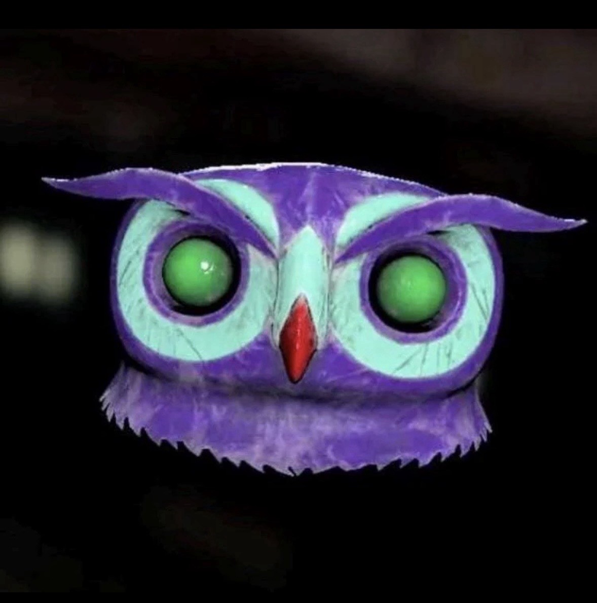 RARE Fallout 76 FO76 XBOX Fasnacht GLOWING OWL Mask FAST DELIVERY