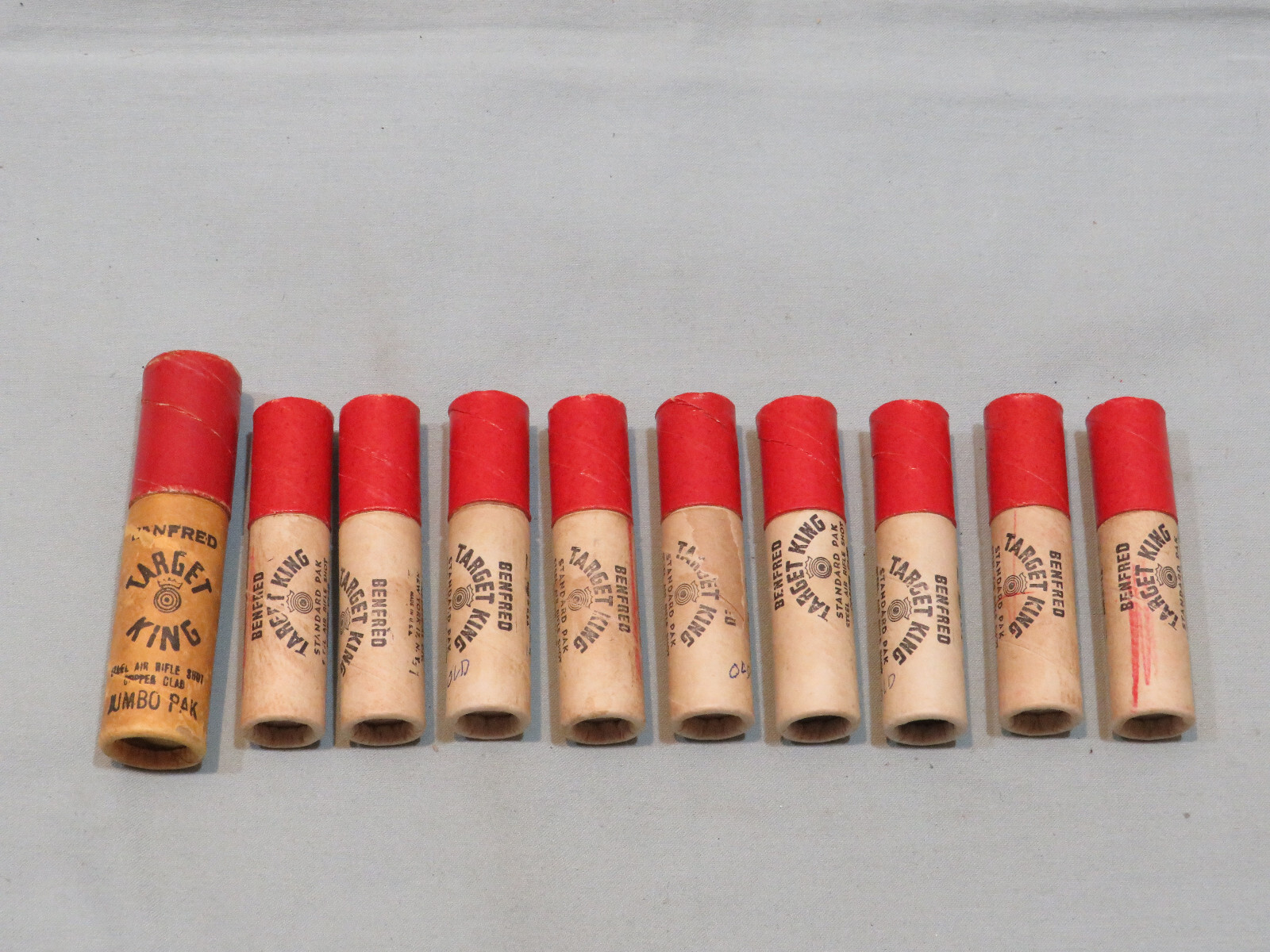 Vintage Benfred Target King BBs Copper Clad, Qty 10 Tubes