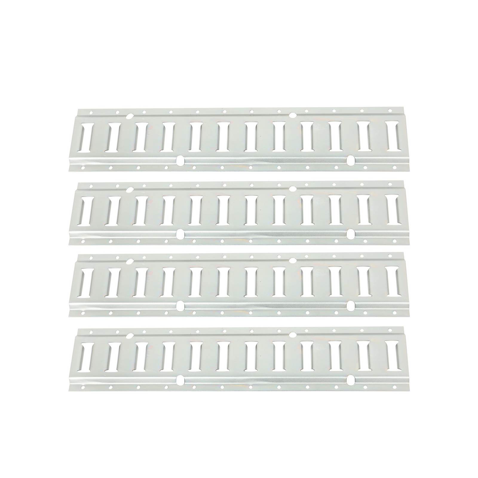 Labwork Silver 4 Pack 2' E Track Tie Down Rail Kit Rail For Enclosed Cargo