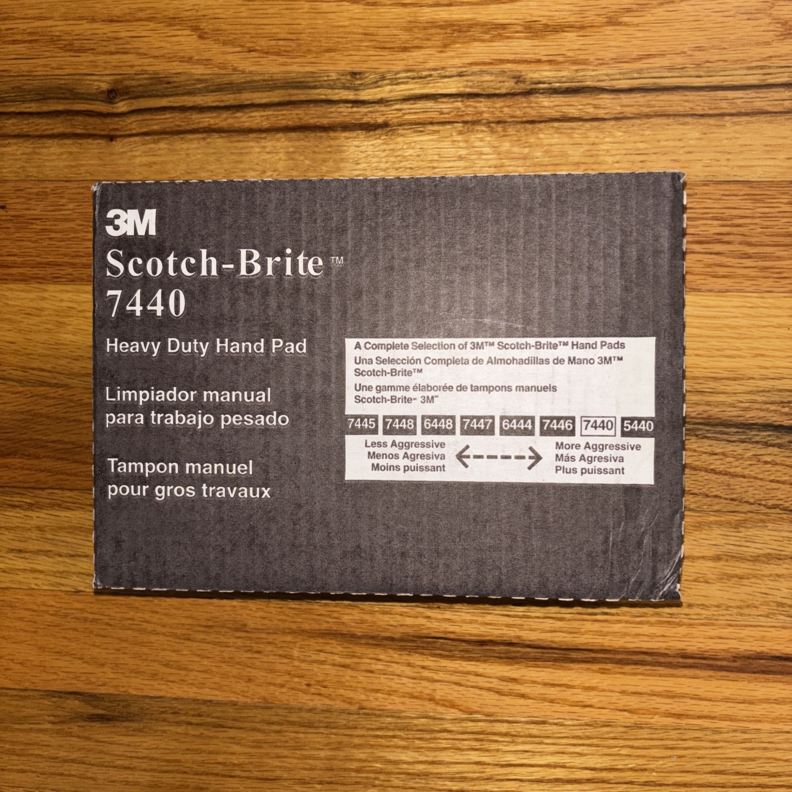 3M 7440 Scotch-Brite Heavy Duty 6x9 Hand Pads Case: Quantity 11. No Box.