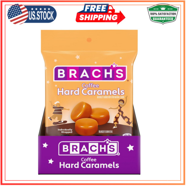 Brach's Nips Coffee Flavored Hard Candy, 3.25 ounce, Pack of 12